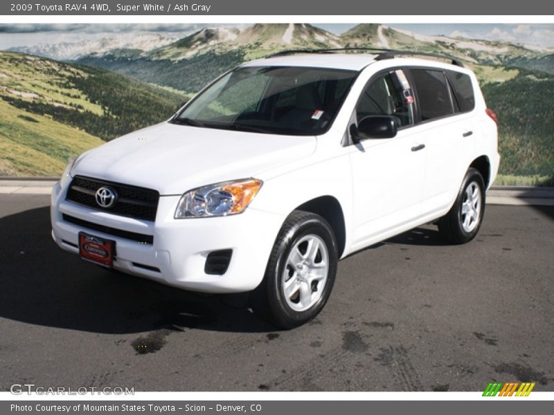 Super White / Ash Gray 2009 Toyota RAV4 4WD