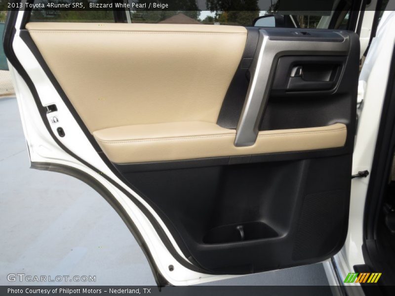 Blizzard White Pearl / Beige 2013 Toyota 4Runner SR5