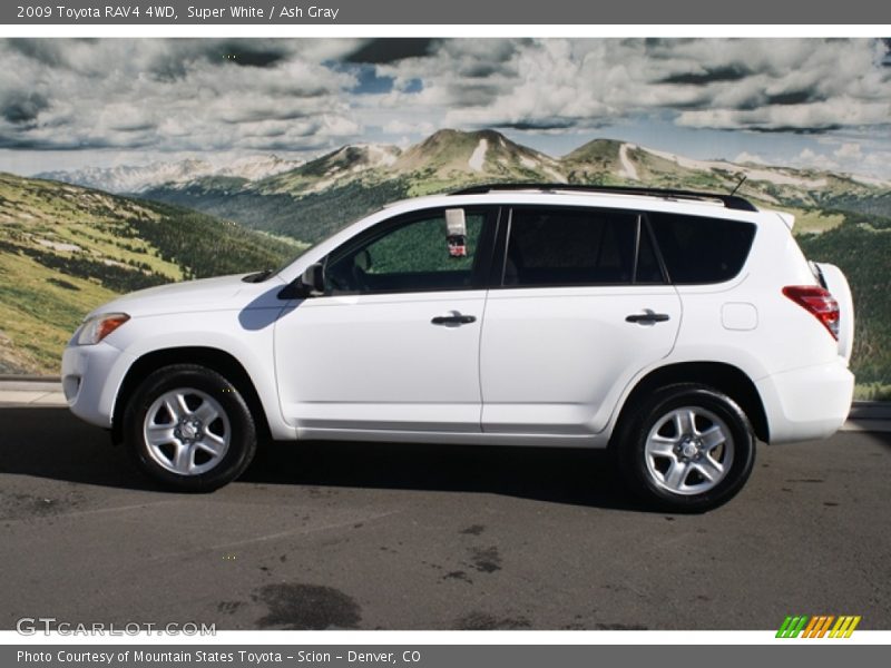 Super White / Ash Gray 2009 Toyota RAV4 4WD