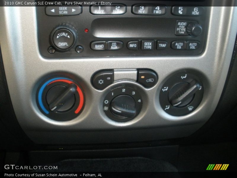 Pure Silver Metallic / Ebony 2010 GMC Canyon SLE Crew Cab