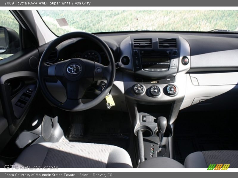 Super White / Ash Gray 2009 Toyota RAV4 4WD