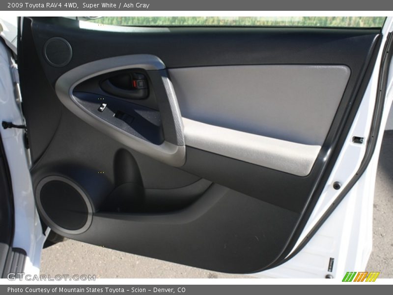 Super White / Ash Gray 2009 Toyota RAV4 4WD