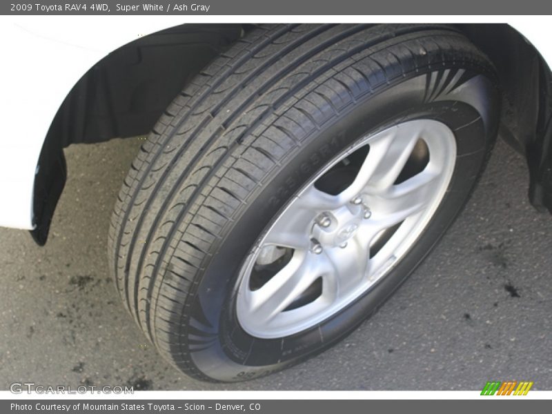 Super White / Ash Gray 2009 Toyota RAV4 4WD