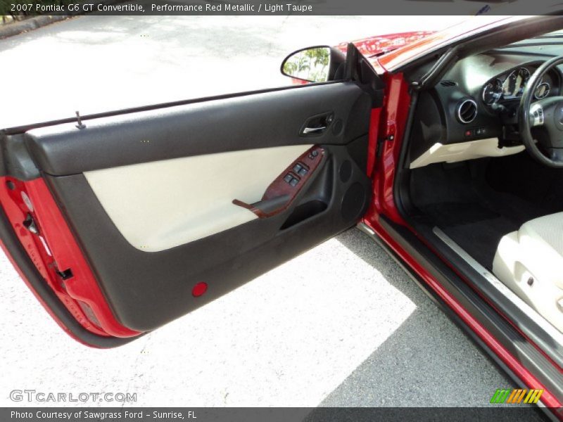 Performance Red Metallic / Light Taupe 2007 Pontiac G6 GT Convertible