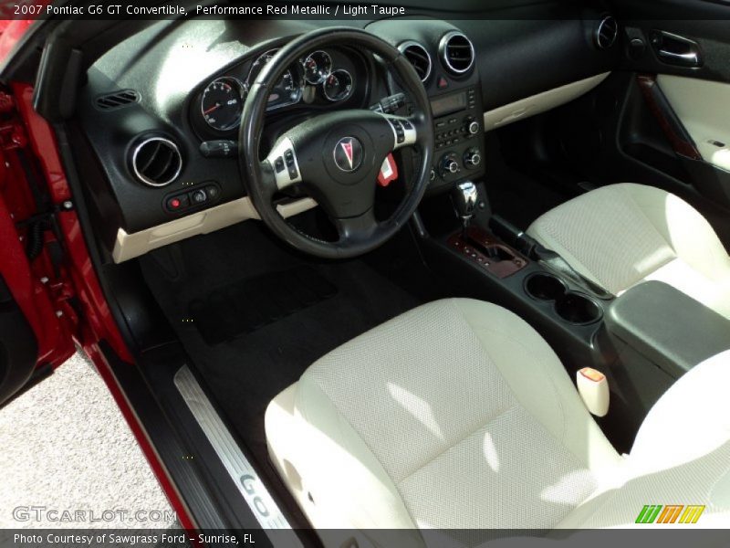 Performance Red Metallic / Light Taupe 2007 Pontiac G6 GT Convertible