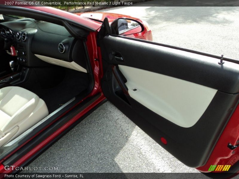 Performance Red Metallic / Light Taupe 2007 Pontiac G6 GT Convertible