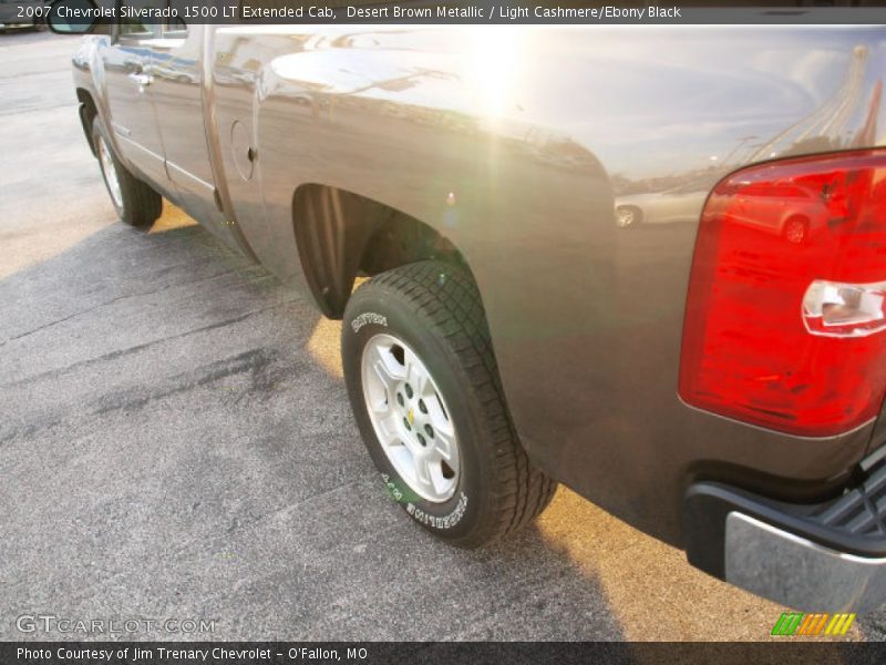 Desert Brown Metallic / Light Cashmere/Ebony Black 2007 Chevrolet Silverado 1500 LT Extended Cab