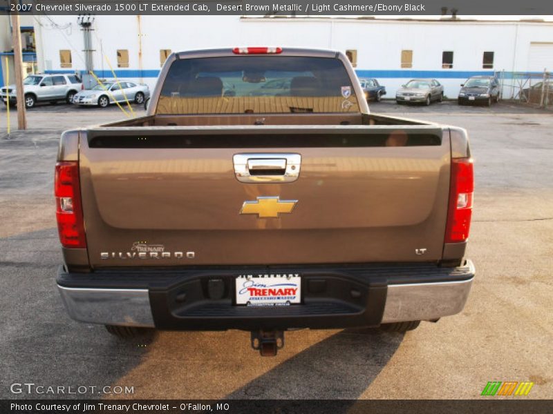 Desert Brown Metallic / Light Cashmere/Ebony Black 2007 Chevrolet Silverado 1500 LT Extended Cab