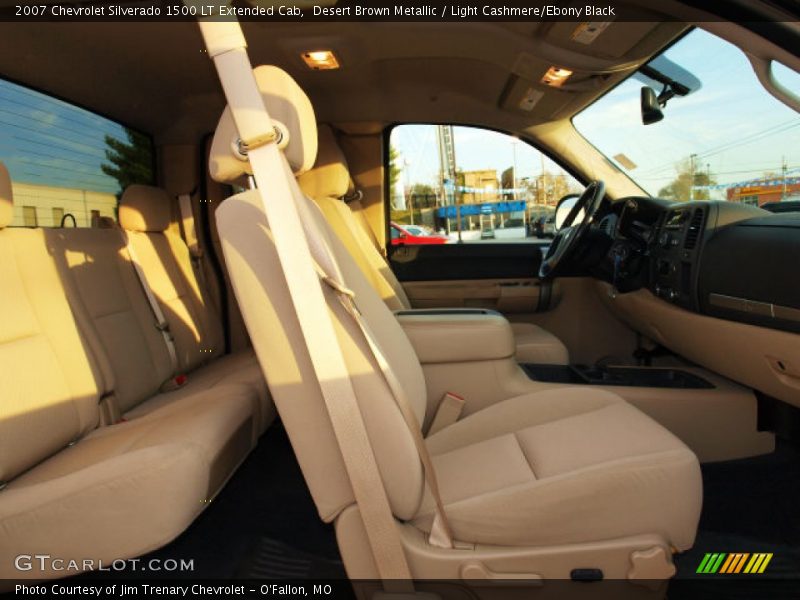 Desert Brown Metallic / Light Cashmere/Ebony Black 2007 Chevrolet Silverado 1500 LT Extended Cab