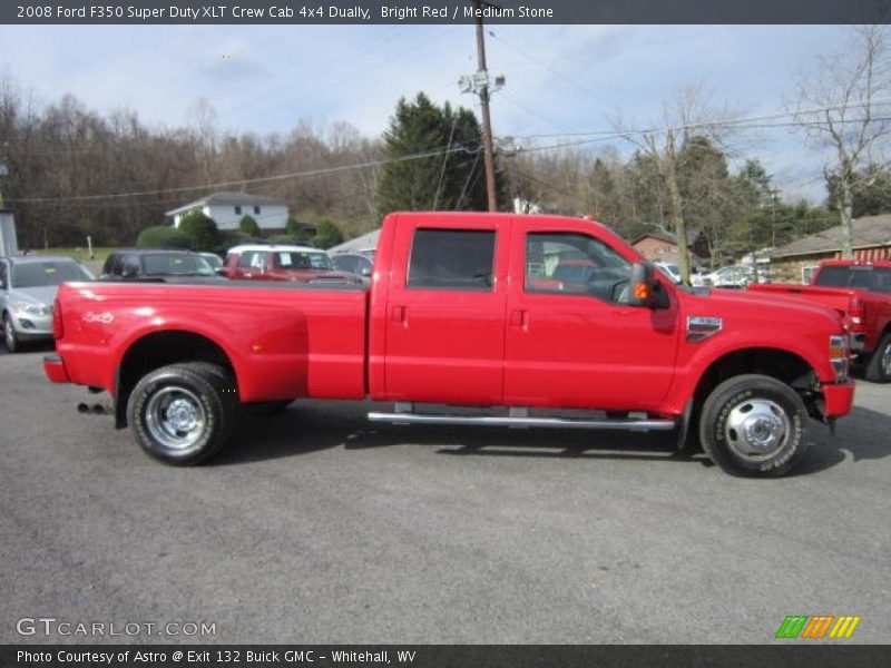  2008 F350 Super Duty XLT Crew Cab 4x4 Dually Bright Red