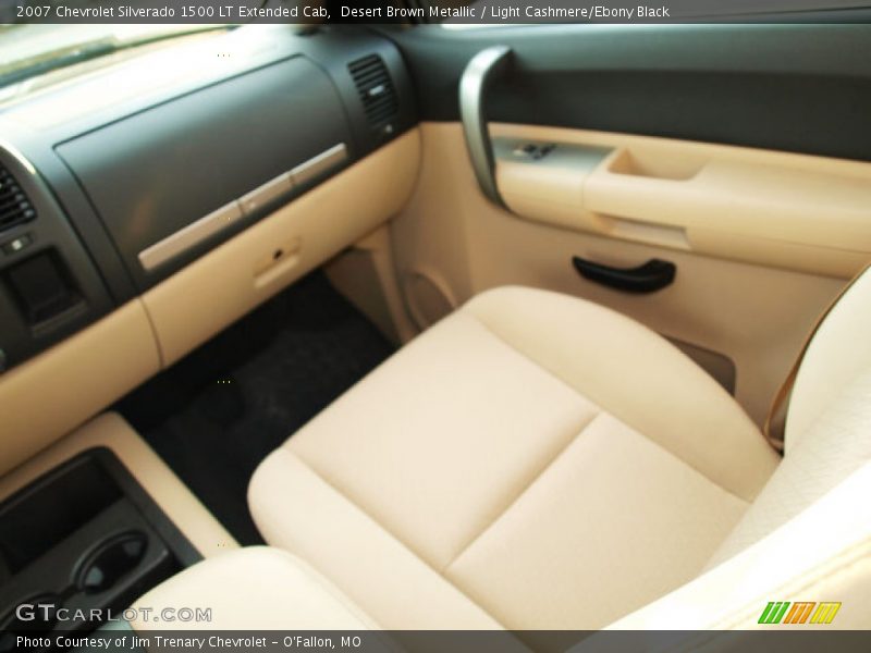 Desert Brown Metallic / Light Cashmere/Ebony Black 2007 Chevrolet Silverado 1500 LT Extended Cab