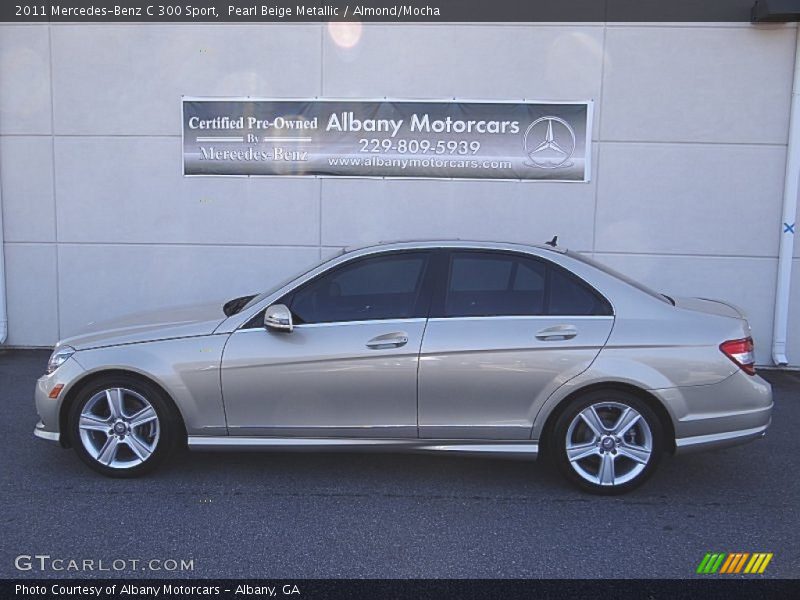 Pearl Beige Metallic / Almond/Mocha 2011 Mercedes-Benz C 300 Sport