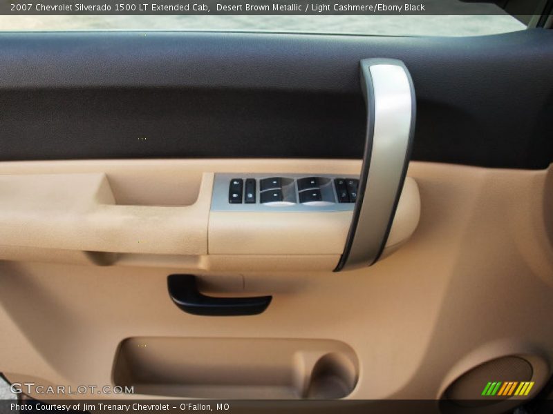Desert Brown Metallic / Light Cashmere/Ebony Black 2007 Chevrolet Silverado 1500 LT Extended Cab