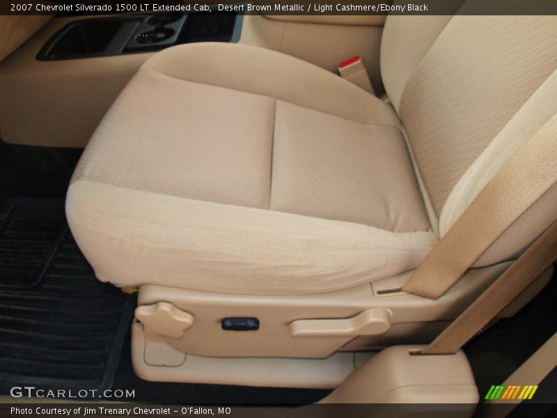 Desert Brown Metallic / Light Cashmere/Ebony Black 2007 Chevrolet Silverado 1500 LT Extended Cab