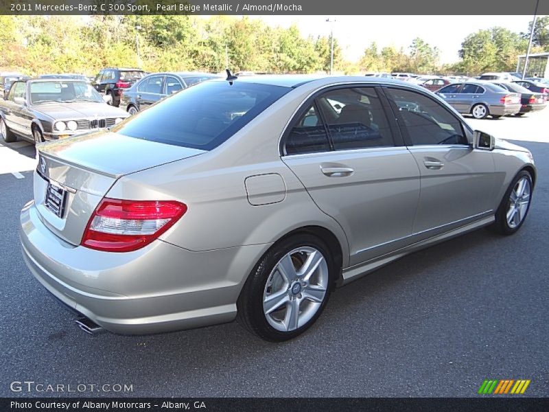 Pearl Beige Metallic / Almond/Mocha 2011 Mercedes-Benz C 300 Sport