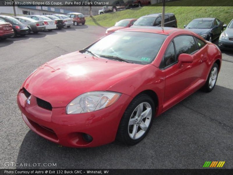 Pure Red / Dark Charcoal 2007 Mitsubishi Eclipse GS Coupe