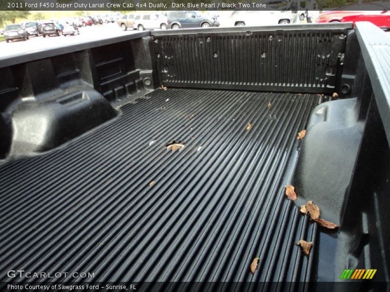 Dark Blue Pearl / Black Two Tone 2011 Ford F450 Super Duty Lariat Crew Cab 4x4 Dually