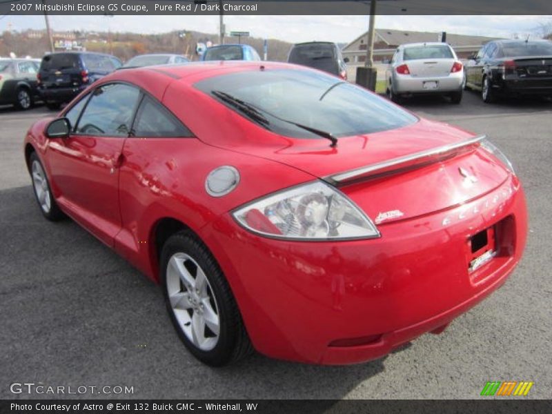 Pure Red / Dark Charcoal 2007 Mitsubishi Eclipse GS Coupe