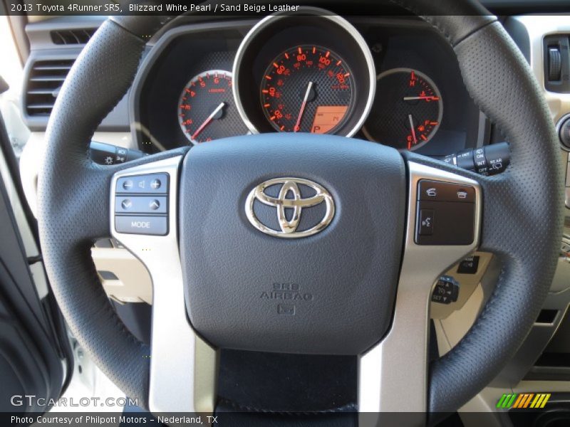 Blizzard White Pearl / Sand Beige Leather 2013 Toyota 4Runner SR5