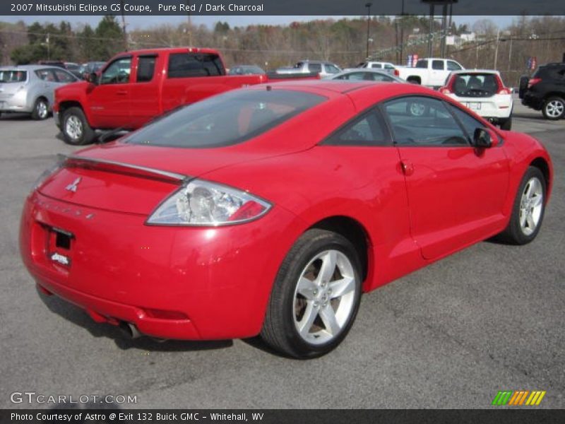 Pure Red / Dark Charcoal 2007 Mitsubishi Eclipse GS Coupe