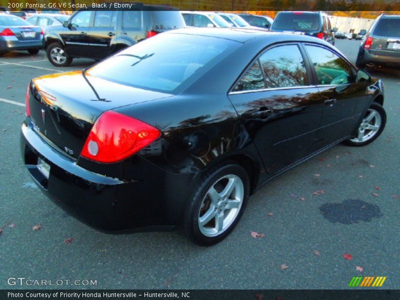Black / Ebony 2006 Pontiac G6 V6 Sedan