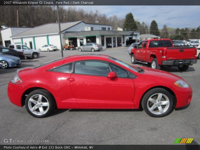 Pure Red / Dark Charcoal 2007 Mitsubishi Eclipse GS Coupe