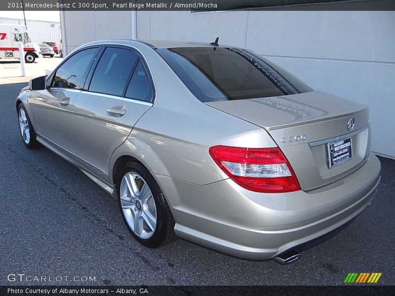 Pearl Beige Metallic / Almond/Mocha 2011 Mercedes-Benz C 300 Sport