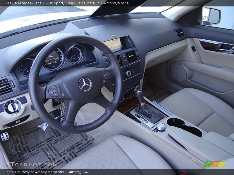 Pearl Beige Metallic / Almond/Mocha 2011 Mercedes-Benz C 300 Sport