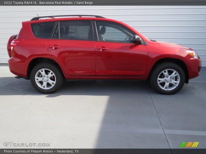 Barcelona Red Metallic / Sand Beige 2012 Toyota RAV4 I4