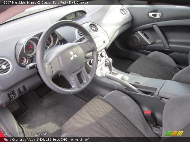 Pure Red / Dark Charcoal 2007 Mitsubishi Eclipse GS Coupe