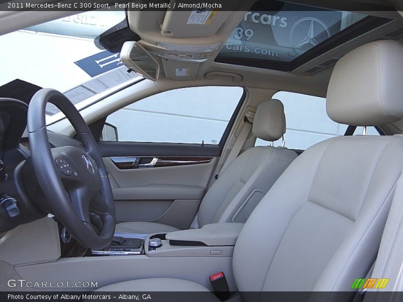 Pearl Beige Metallic / Almond/Mocha 2011 Mercedes-Benz C 300 Sport