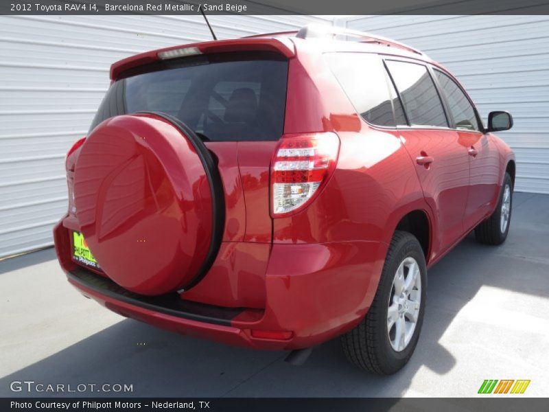 Barcelona Red Metallic / Sand Beige 2012 Toyota RAV4 I4