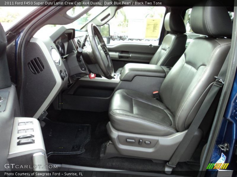 Front Seat of 2011 F450 Super Duty Lariat Crew Cab 4x4 Dually