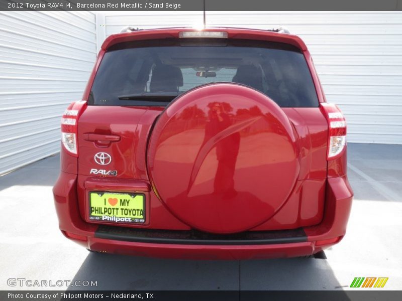 Barcelona Red Metallic / Sand Beige 2012 Toyota RAV4 I4