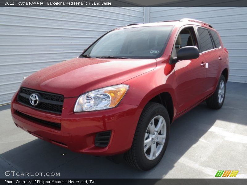 Barcelona Red Metallic / Sand Beige 2012 Toyota RAV4 I4