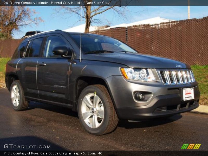 Mineral Gray Metallic / Dark Slate Gray 2013 Jeep Compass Latitude