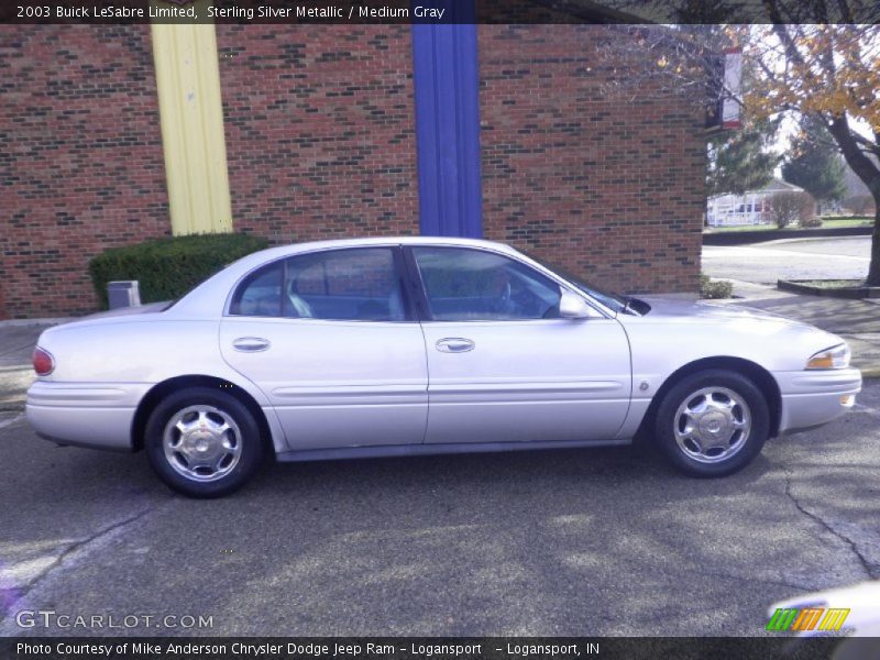 Sterling Silver Metallic / Medium Gray 2003 Buick LeSabre Limited
