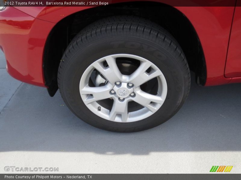 Barcelona Red Metallic / Sand Beige 2012 Toyota RAV4 I4