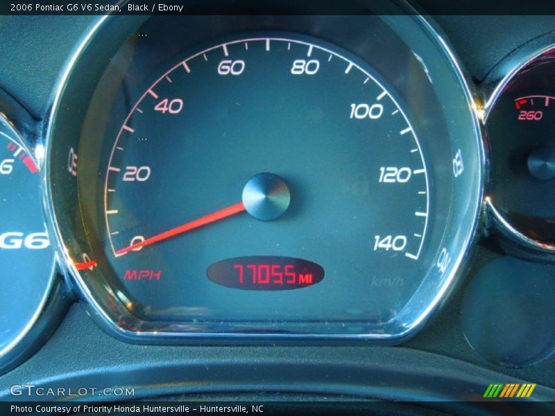 Black / Ebony 2006 Pontiac G6 V6 Sedan