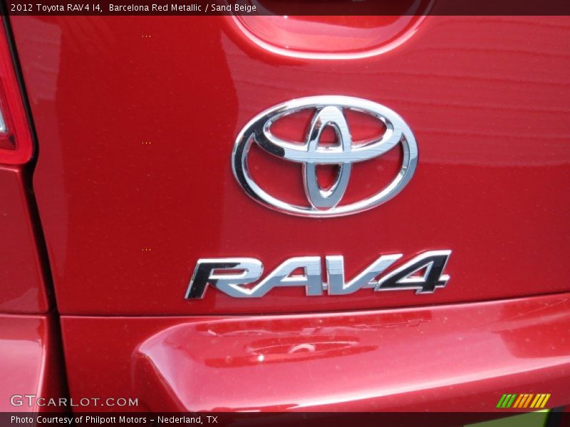 Barcelona Red Metallic / Sand Beige 2012 Toyota RAV4 I4