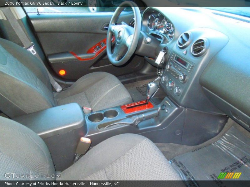 Black / Ebony 2006 Pontiac G6 V6 Sedan