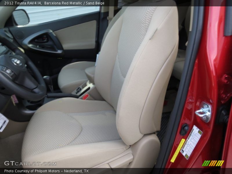 Barcelona Red Metallic / Sand Beige 2012 Toyota RAV4 I4