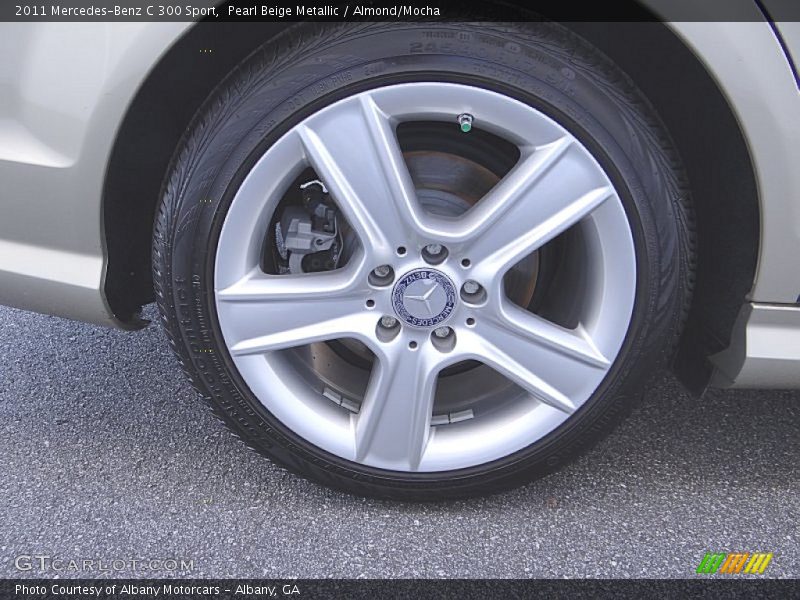 Pearl Beige Metallic / Almond/Mocha 2011 Mercedes-Benz C 300 Sport