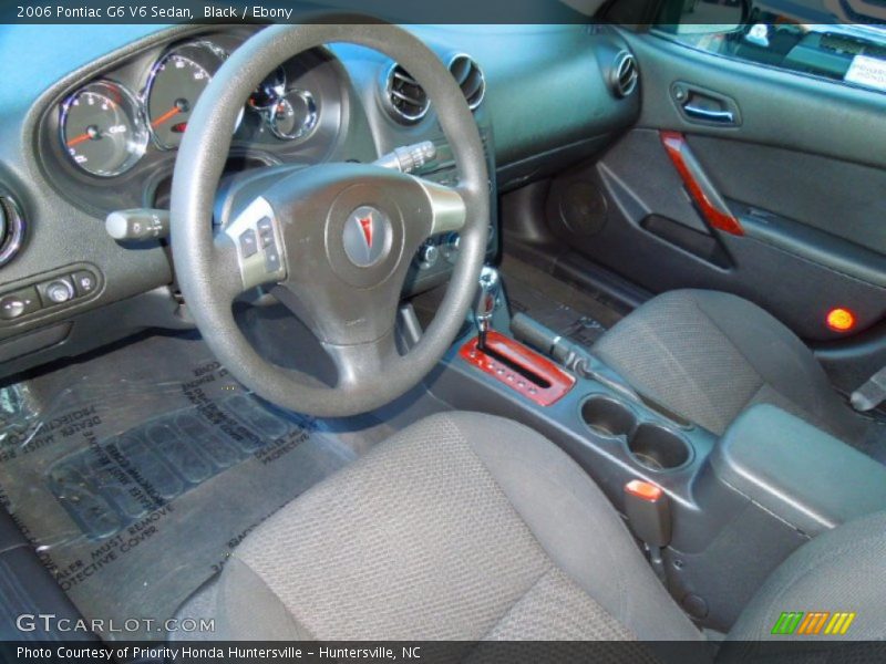 Black / Ebony 2006 Pontiac G6 V6 Sedan