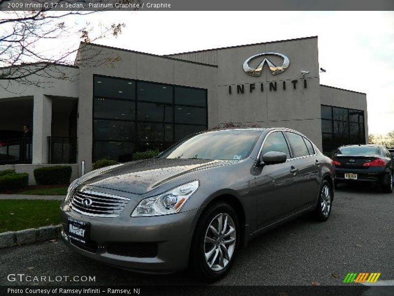 Platinum Graphite / Graphite 2009 Infiniti G 37 x Sedan