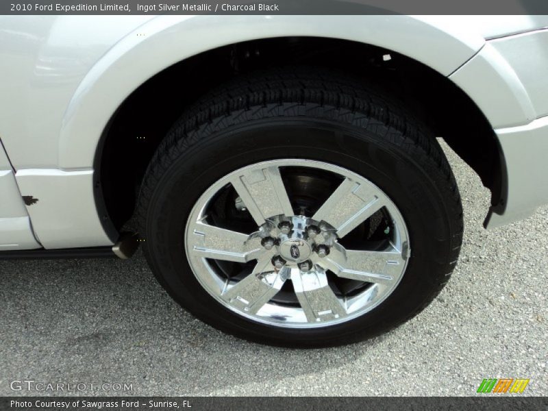 Ingot Silver Metallic / Charcoal Black 2010 Ford Expedition Limited