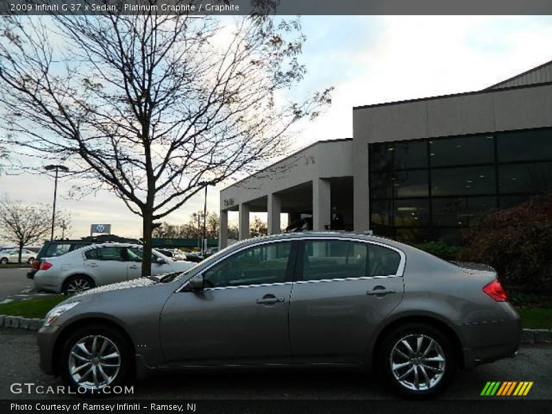 Platinum Graphite / Graphite 2009 Infiniti G 37 x Sedan