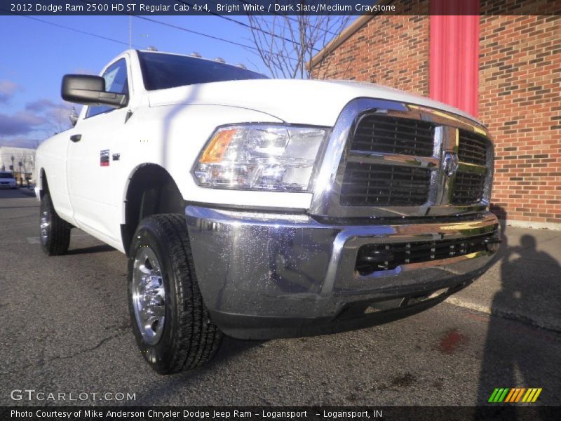 Bright White / Dark Slate/Medium Graystone 2012 Dodge Ram 2500 HD ST Regular Cab 4x4