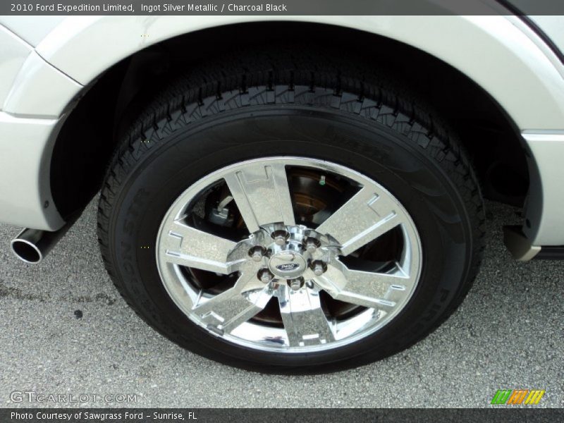 Ingot Silver Metallic / Charcoal Black 2010 Ford Expedition Limited