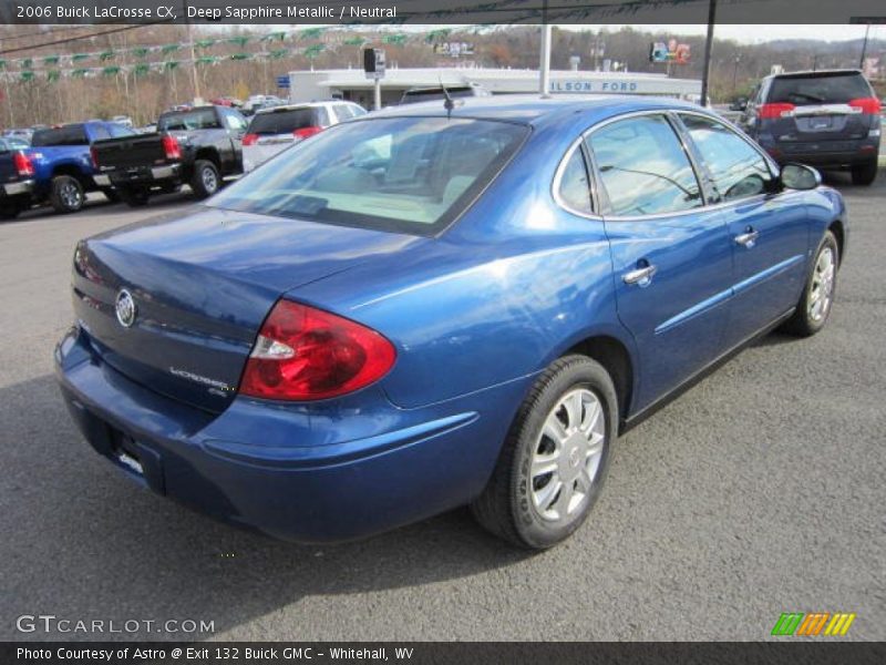 Deep Sapphire Metallic / Neutral 2006 Buick LaCrosse CX